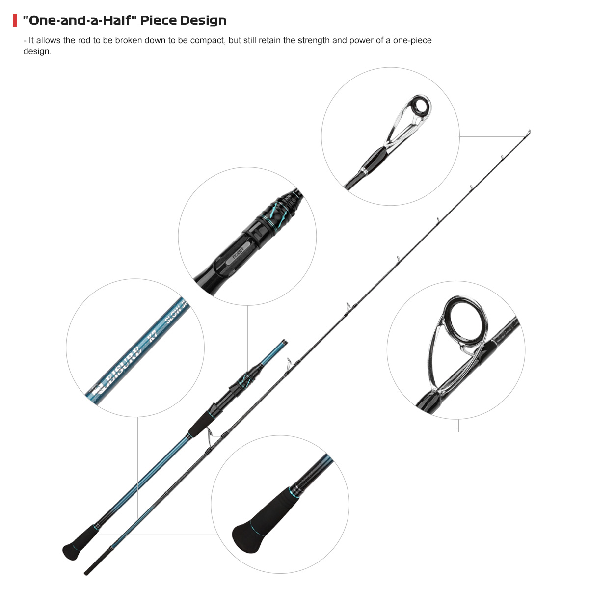 NOEBY K7 Slow Pitch Jigging Ro - Fishing Rod Surf review and price